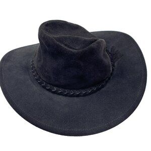 Mooroombah Hat Pakflat Leather Bush Made in Australia Size Medium Hand Crafted